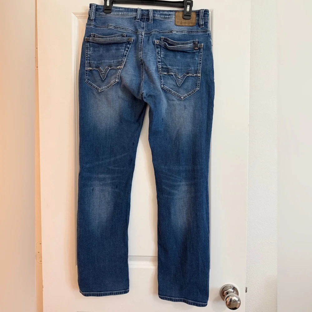 Buffalo David Bitton Ash-X Men’s Jeans 34x32 Slim Stretch Denim